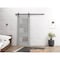 Vdomdoors Sturdy Barn Door 30 x 80in, Light Grey Oak W/ Frosted Glass, 6.6FT Rail Hangers Heavy Hardware Set SETE6933BD-B-OAK-30 - alternate 6